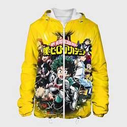 Куртка с капюшоном мужская MY HERO ACADEMIA группа героев, цвет: 3D-белый