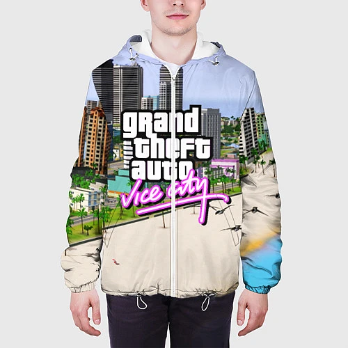 Мужская куртка GTA REDUX 2020 / 3D-Белый – фото 3