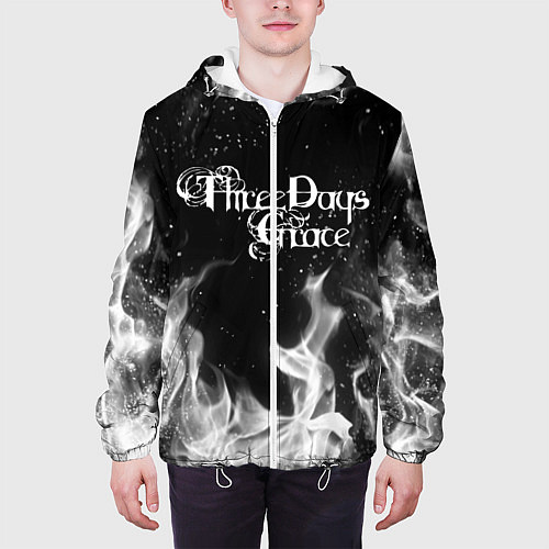 Мужская куртка Three Days Grace / 3D-Белый – фото 3
