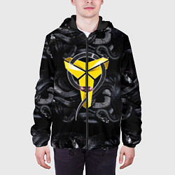 Куртка с капюшоном мужская Los Angeles LakersKobe Bryan, цвет: 3D-черный — фото 2