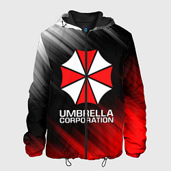 Куртка с капюшоном мужская UMBRELLA CORP, цвет: 3D-черный