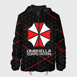 Куртка с капюшоном мужская UMBRELLA CORP, цвет: 3D-черный