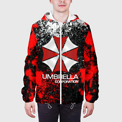 Куртка с капюшоном мужская UMBRELLA CORP, цвет: 3D-белый — фото 2