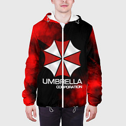 Куртка с капюшоном мужская UMBRELLA CORP, цвет: 3D-белый — фото 2