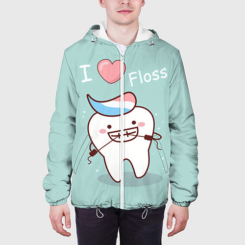 Мужская куртка Tooth / 3D-Белый – фото 3