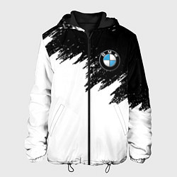 Куртка с капюшоном мужская BMW, цвет: 3D-черный