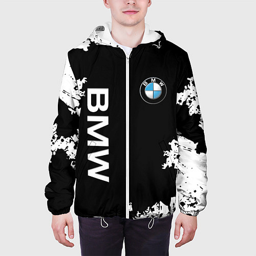 Мужская куртка BMW / 3D-Белый – фото 3