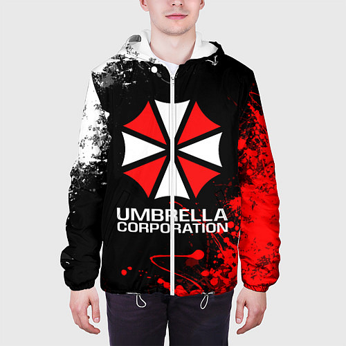 Мужская куртка UMBRELLA CORPORATION / 3D-Белый – фото 3
