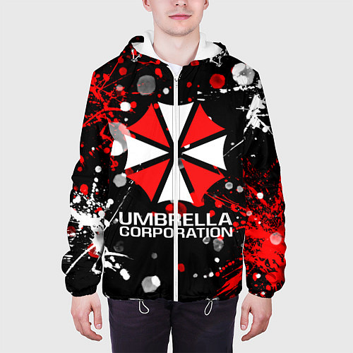 Мужская куртка UMBRELLA CORPORATION / 3D-Белый – фото 3