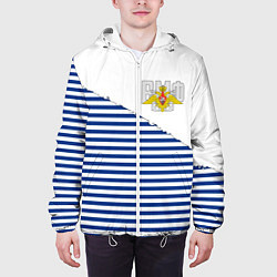 Куртка с капюшоном мужская ВМФ, цвет: 3D-белый — фото 2