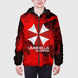 Куртка с капюшоном мужская UMBRELLA CORP, цвет: 3D-черный — фото 2