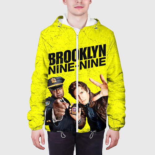 Мужская куртка Brooklyn Nine-Nine / 3D-Белый – фото 3