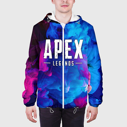 Мужская куртка APEX LEGENDS / 3D-Белый – фото 3
