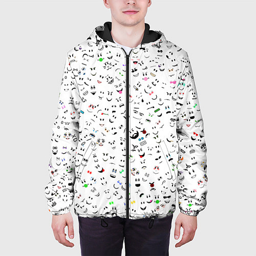 Мужская куртка Rolbox лица / 3D-Черный – фото 3