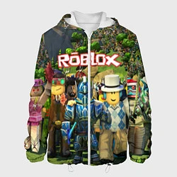 Куртка с капюшоном мужская ROBLOX, цвет: 3D-белый