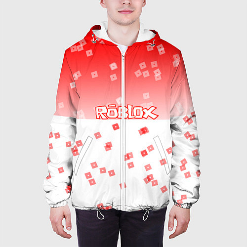 Мужская куртка ROBLOX / 3D-Белый – фото 3
