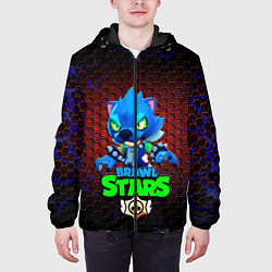 Куртка с капюшоном мужская Brawl stars, цвет: 3D-черный — фото 2