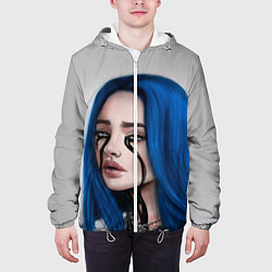 Куртка с капюшоном мужская BILLIE EILISH, цвет: 3D-белый — фото 2