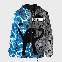 Куртка с капюшоном мужская ЪУЪ FORTNITE, цвет: 3D-черный