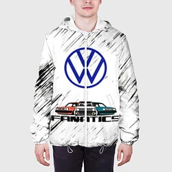 Куртка с капюшоном мужская Volkswagen, цвет: 3D-белый — фото 2