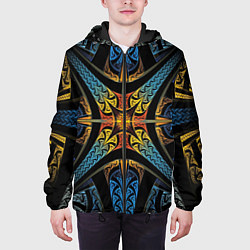 Куртка с капюшоном мужская FRACTAL 2020, цвет: 3D-черный — фото 2
