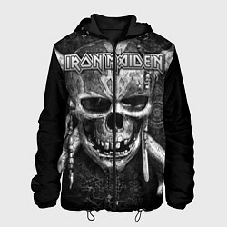 Куртка с капюшоном мужская Iron Maiden, цвет: 3D-черный