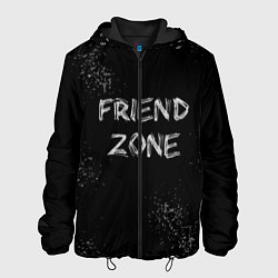 Куртка с капюшоном мужская FRIEND ZONE, цвет: 3D-черный