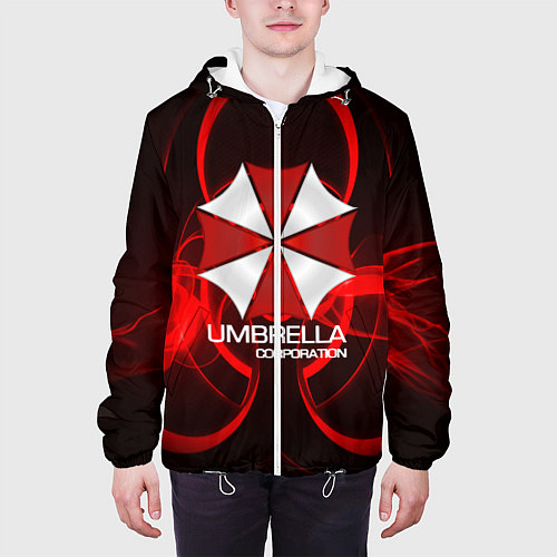 Мужская куртка Umbrella Corp / 3D-Белый – фото 3