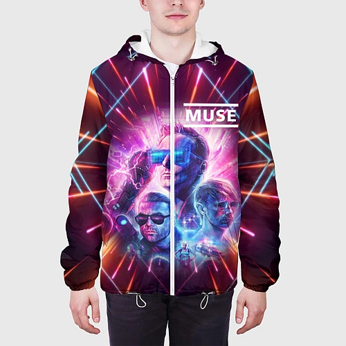 Мужская куртка Muse / 3D-Белый – фото 3