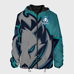 Куртка с капюшоном мужская Форма White wolves, цвет: 3D-черный