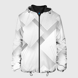 Куртка с капюшоном мужская Геометрическая Абстракция, цвет: 3D-черный