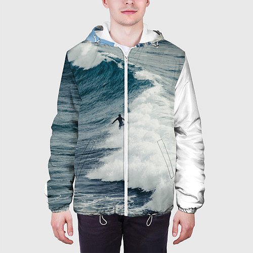 Мужская куртка Млечный путь / 3D-Белый – фото 3