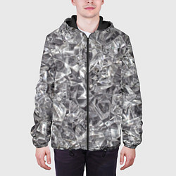 Куртка с капюшоном мужская Лед, цвет: 3D-черный — фото 2