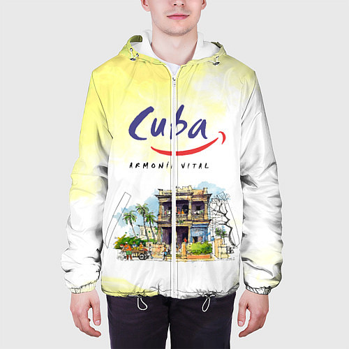 Мужская куртка Куба / 3D-Белый – фото 3