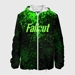 Куртка с капюшоном мужская FALLOUT, цвет: 3D-белый