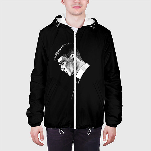 Мужская куртка Peaky Blinders / 3D-Белый – фото 3