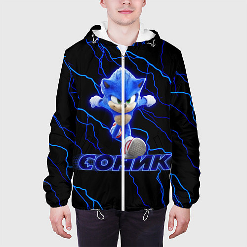 Мужская куртка СОНИК / 3D-Белый – фото 3