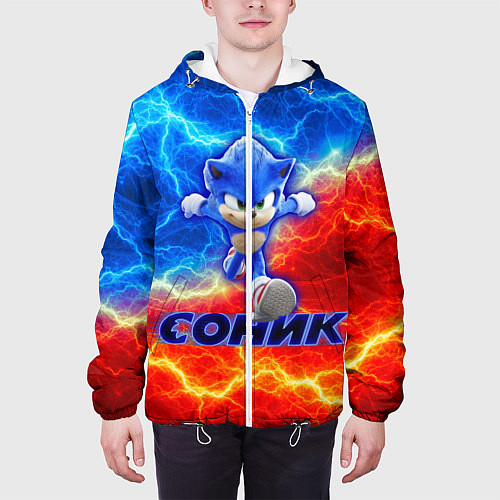 Мужская куртка СОНИК / 3D-Белый – фото 3