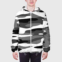 Куртка с капюшоном мужская Камуфляж Sabaton без лого, цвет: 3D-белый — фото 2