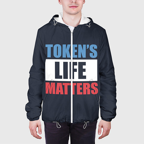 Мужская куртка TOKENS LIFE MATTERS / 3D-Белый – фото 3