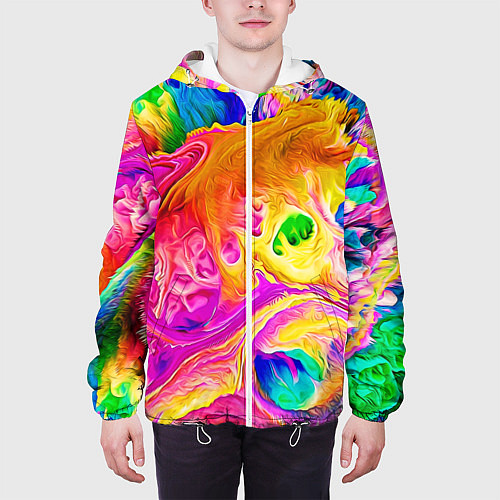 Мужская куртка TIE DYE / 3D-Белый – фото 3