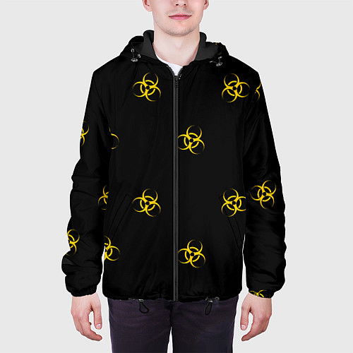 Мужская куртка EPIDEMIC BIOHAZARD / 3D-Черный – фото 3