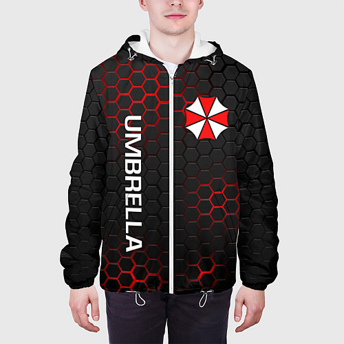 Мужская куртка UMBRELLA CORP / 3D-Белый – фото 3