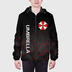 Куртка с капюшоном мужская UMBRELLA CORP, цвет: 3D-черный — фото 2