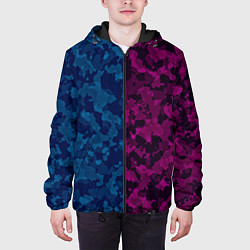 Куртка с капюшоном мужская МИЛИТАРИ, цвет: 3D-черный — фото 2