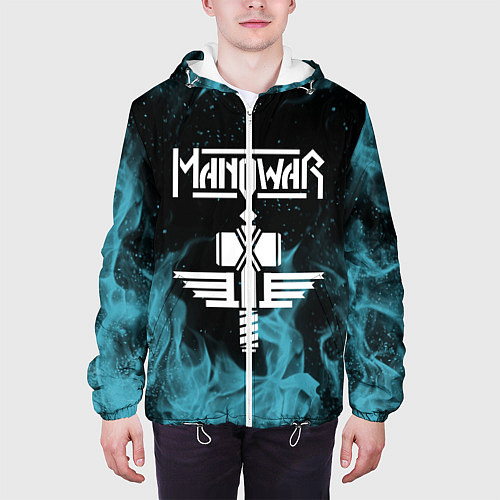 Мужская куртка Manowar / 3D-Белый – фото 3