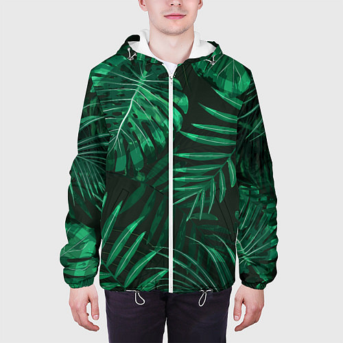 Мужская куртка Я из джунглей / 3D-Белый – фото 3