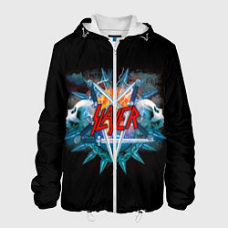 Куртка с капюшоном мужская Slayer 88, цвет: 3D-белый