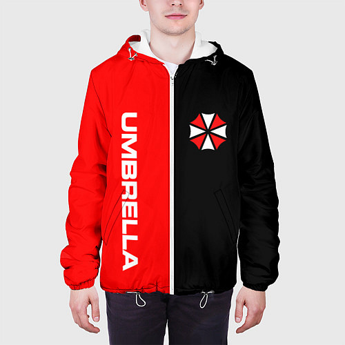 Мужская куртка Umbrella Corporation / 3D-Белый – фото 3