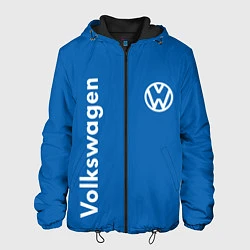 Куртка с капюшоном мужская Volkswagen, цвет: 3D-черный